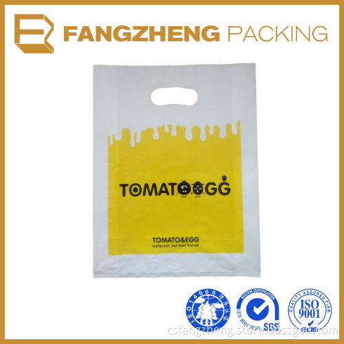 plastic manufacturer china Supermarket clothes shopping die cut handle/printing die cut bag/ Handle Bag For Shopping